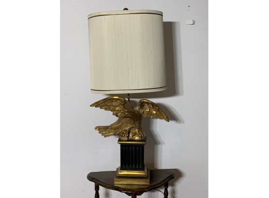 Gilt Eagle Table Lamp