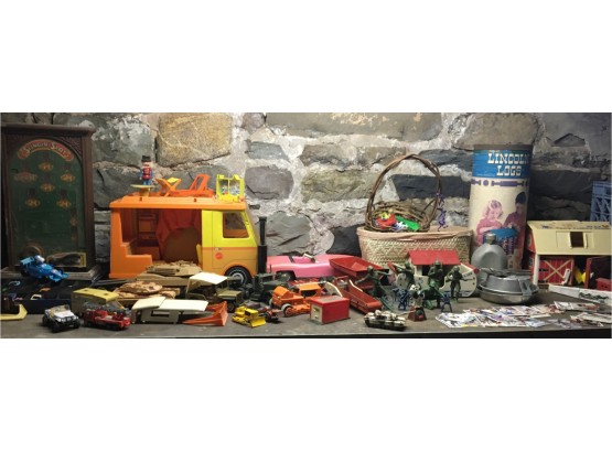 Group Lot Of Vintage Toys & Cars