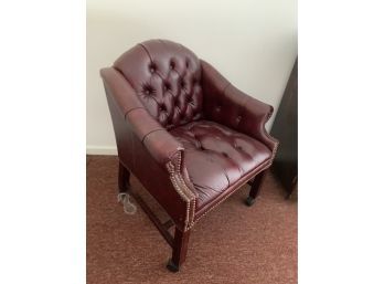 Classic Traditional Button Tufted Club Chair