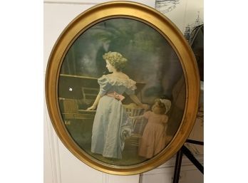 Old Victorian Frame Print