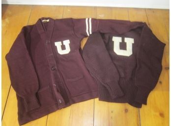 Vintage UC Varsity Letter Cardigan & Sweaters