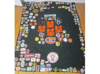 Blanket Of Patches And School Letters -spring Valley School