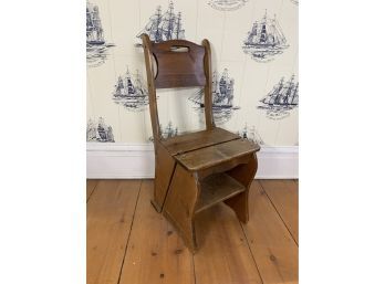 Vintage  Library Ladder Chair