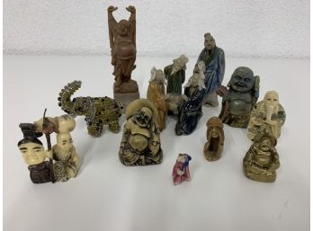 Group Lot Of Small Oriental Figures