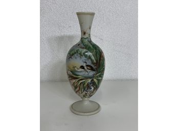 Vintage Hand Painted Vase  13'