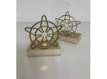 Pair Of Vintage Modern Bookends