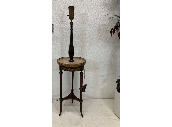 Round Tabletop Floor Lamp -53 1/2'H