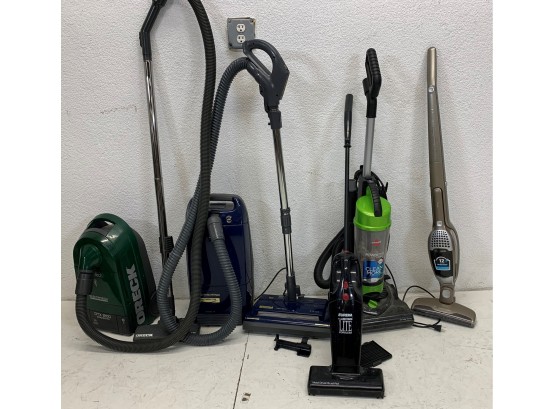 Group Of Vacuum Cleaners