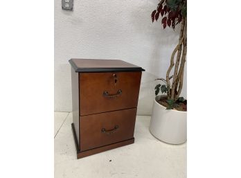 Wooden File Cabinet -with Keys