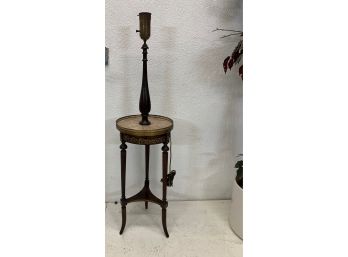 Round Tabletop Floor Lamp -53 1/2'H