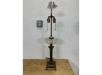 Vintage Table Lamp -36'h