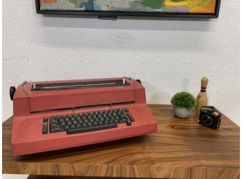 Vintage  IBM Selectric II Typewriter-Red