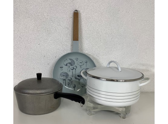 3 Vintage Pots
