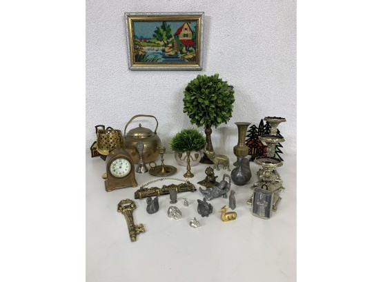 Group Lot Of Brass & Metal