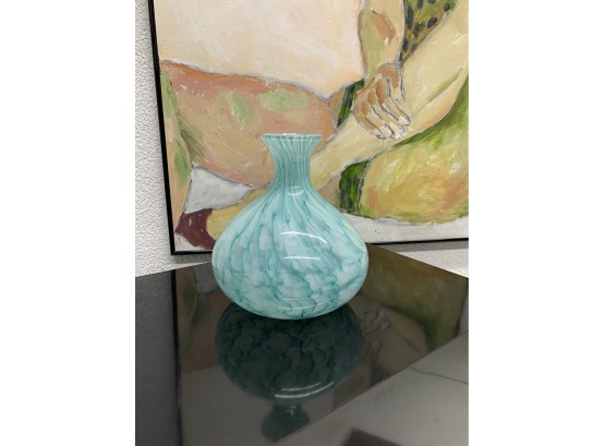 8' Tall Art Glass Vase