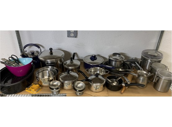 Shelf Lot -Pots & Pans-#2