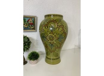20'Tall Green Glaze Vase -Italy