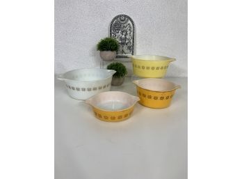 Group Of Pyrex Mixing Bowls  - Abstract