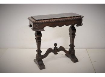 Victorian Black Marble Carved Stand