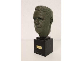Plaster Bust Of Robert Frost -Leo Cherne -13'H