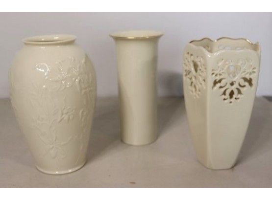 Three (3) Lenox Vases