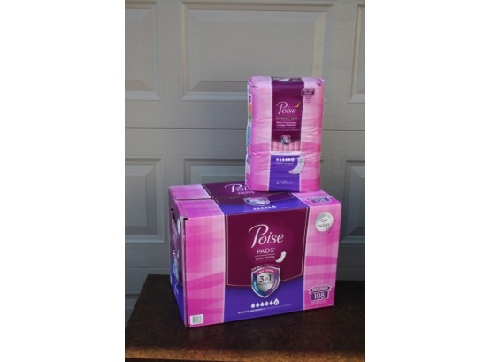 Case Of Poise Pads -NEW