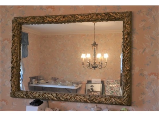 Large Carved & Gilt Mirror