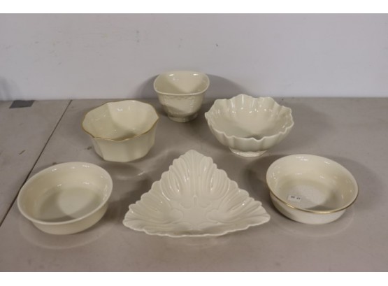 Group Lot Of Lenox Candy Dish