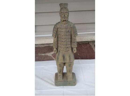 21' Tall Standing Chinese Terracotta Soldier Statue