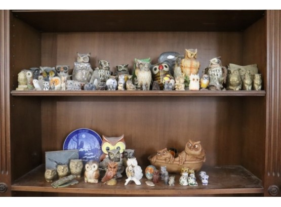 Collection Of Owl Figures
