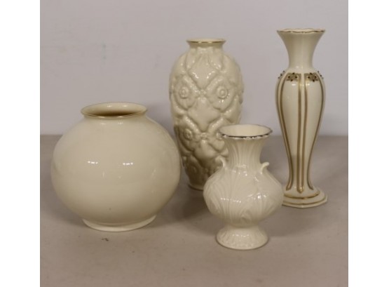 Group Lot Of Lenox Vases