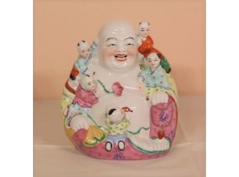 Laughing Buddha To Children China Ancient Porcelain