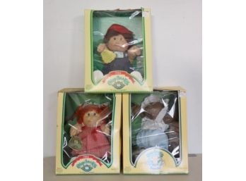 Three (3) Cabbage Patch Kids Doll In The Box -1984