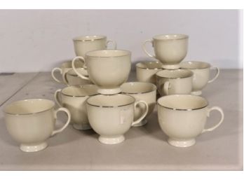 Group Lot Of 14 Lenox Cups