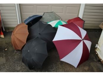 Group Lot Of 8 Umbrellas