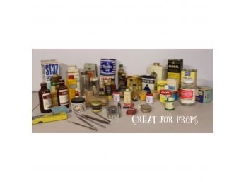 Assorted Lot Of Vintage Medical Supply-  (great For Props )