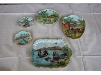 Group Lot Of Limoges Plates