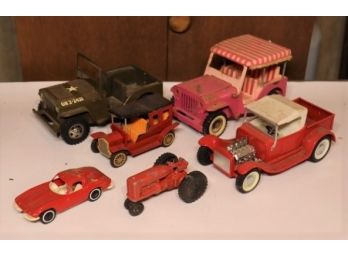 Group Lot Of Vintage Cars