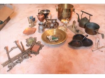 Group Lot Of Copper And Brass