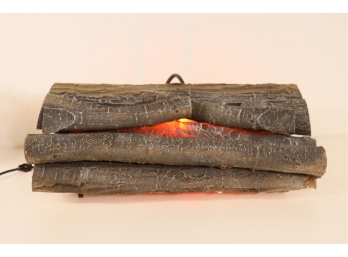 Electric Crackling Fireplace Logs