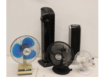Assorted Lot Of Fans & Heater