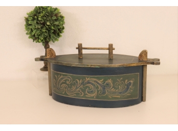 Decorative Oval Lidded Box