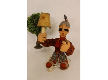 Vintage Doll Figure Lamp -Grandma -15 1/2'