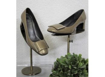 Patent Leather  Ferragamo Shoes- Low Heeled Pumps. Size-6B