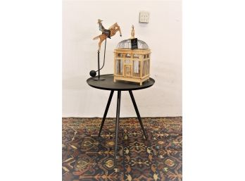 Metal Round Top Side Table