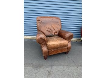 Vintage Brown Leather Club Chair