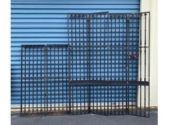 Set Of Wrought Iron Shutters Or Gates