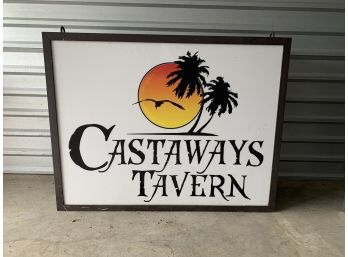 Castaway's Tavern Restaurant/Bar Outdoor Sign - Located In Hopatcong, NJ Now Closed