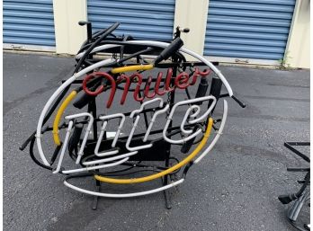 Miller Lite Neon Sign In Yellow, Red, White  By Everbrite