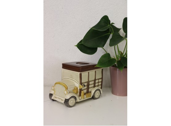 Otagiri Cookie Jar - Model T Woody Fire Wagon
